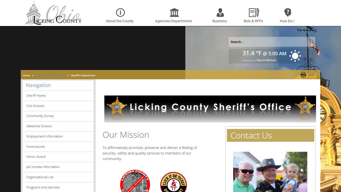 Licking County - Sheriff's Department