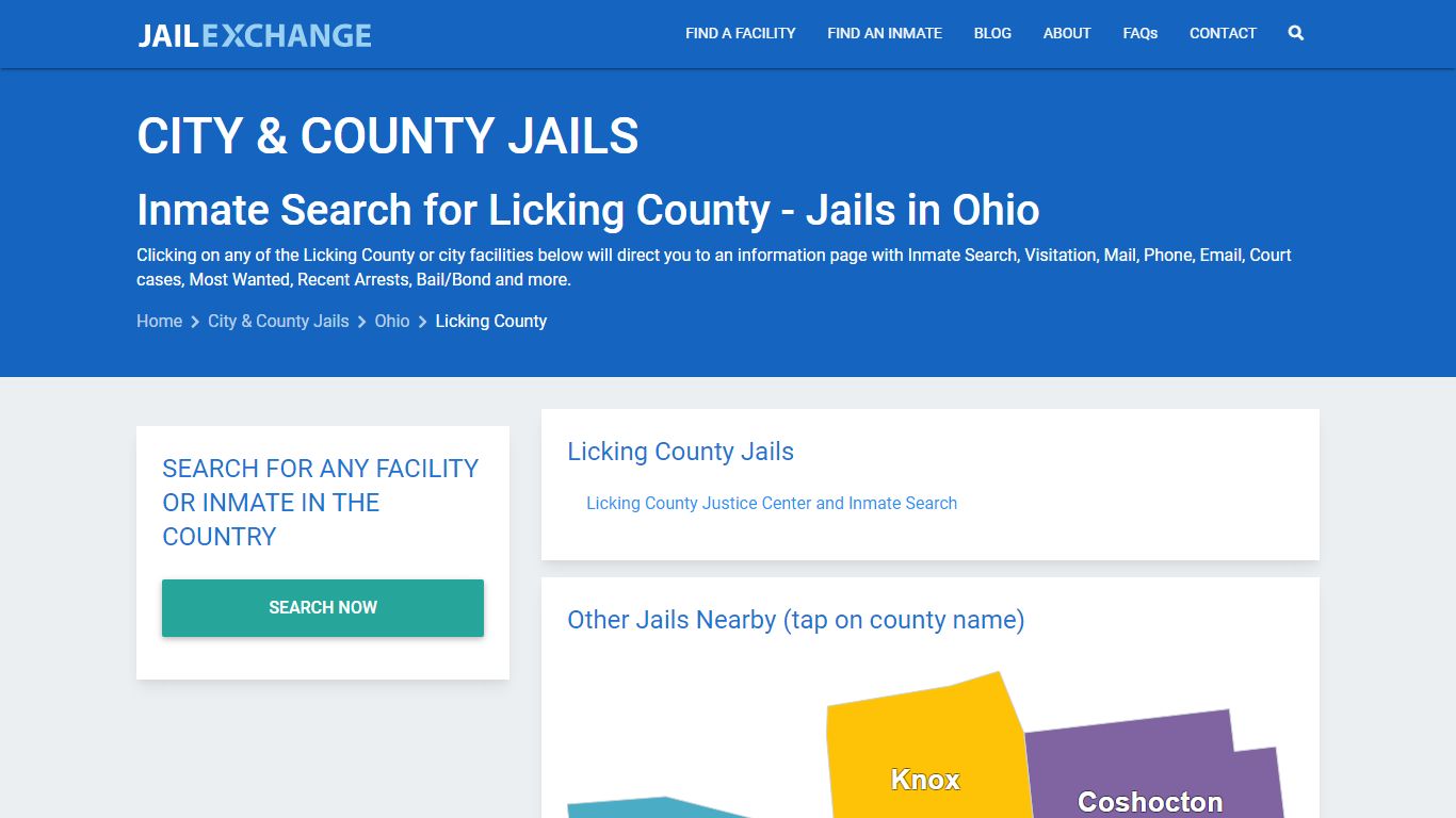 Inmate Search for Licking County | Jails in Ohio - Jail Exchange